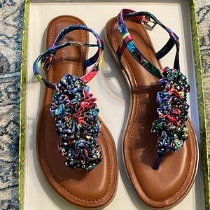 Gianni Bini Multi Color Sandals Size 8.5